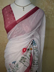Blush Edge Linen - Saree Haveli Default Title