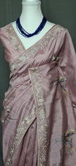 Bird Whisper Tussar Silk