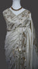 Pearl Gold Floral Viscose Silk