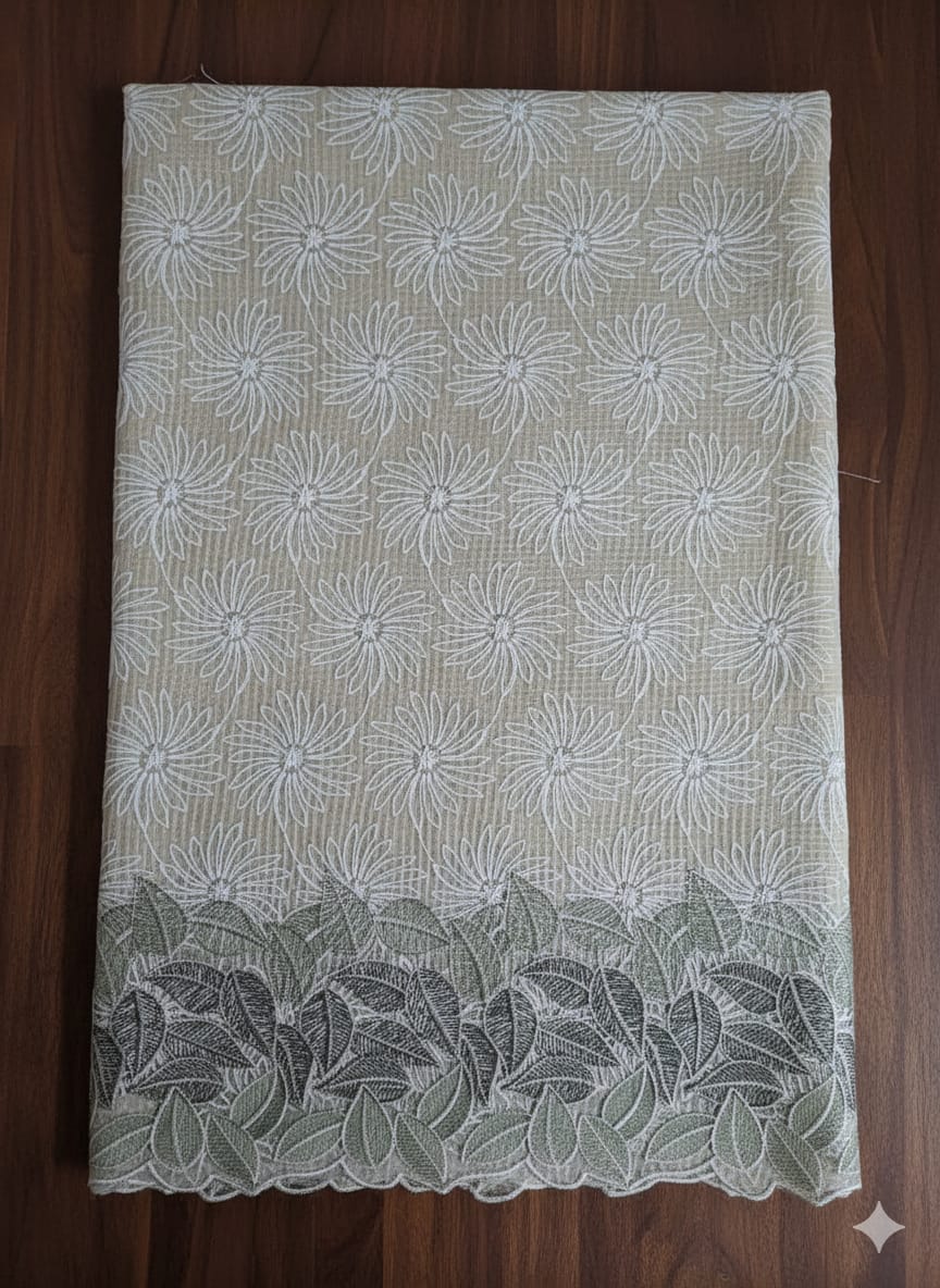 Phulkari NetKota Embroidery Saree