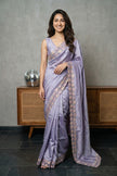 Floral Cutwork Tussar Silk