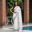 Ivory Bloom Jute Silk