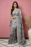 Crochet Bloom Kota Saree
