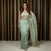 The Organza Edit - Saree Haveli Light Green