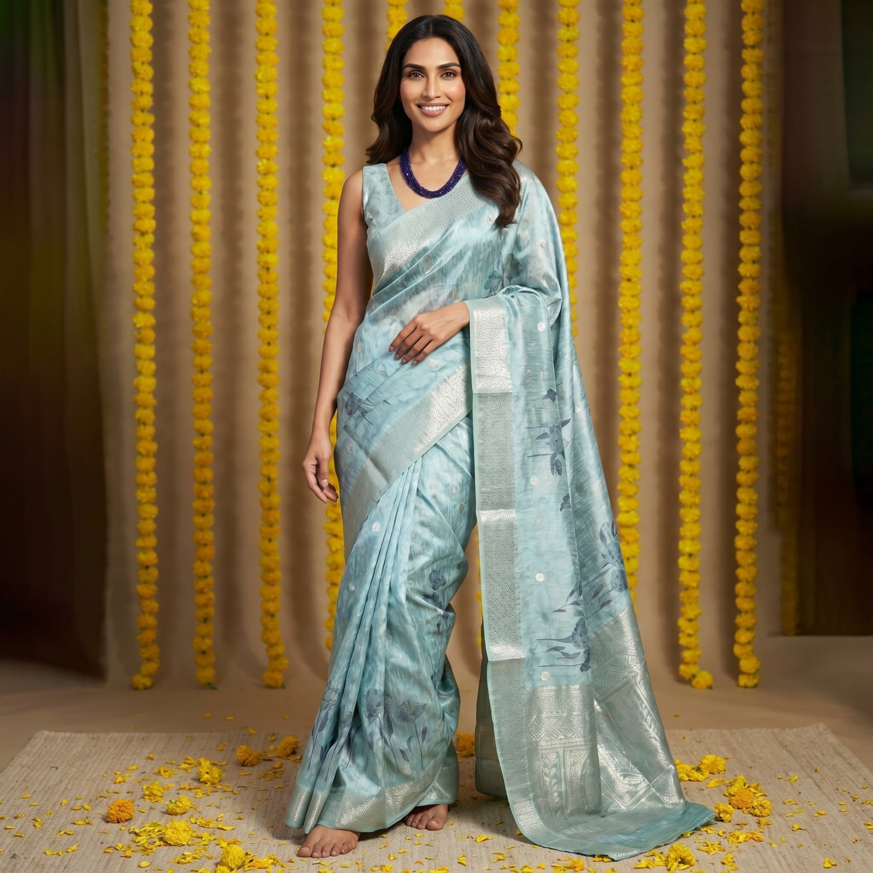 Zari Grace Chanderi Saree