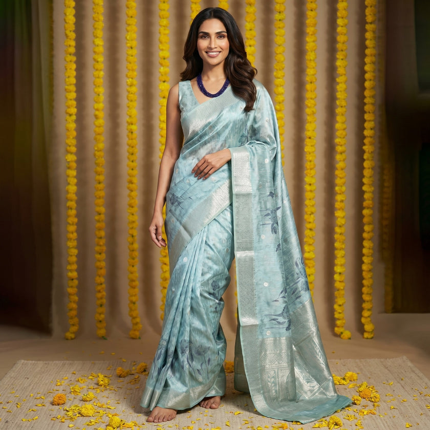 Zari Grace Chanderi Saree
