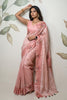 The Blush & Rose Jute Silk Saree