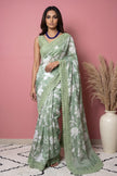 Crochet Bloom Kota Saree