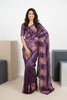 Floral Lace Crush Tussar Saree