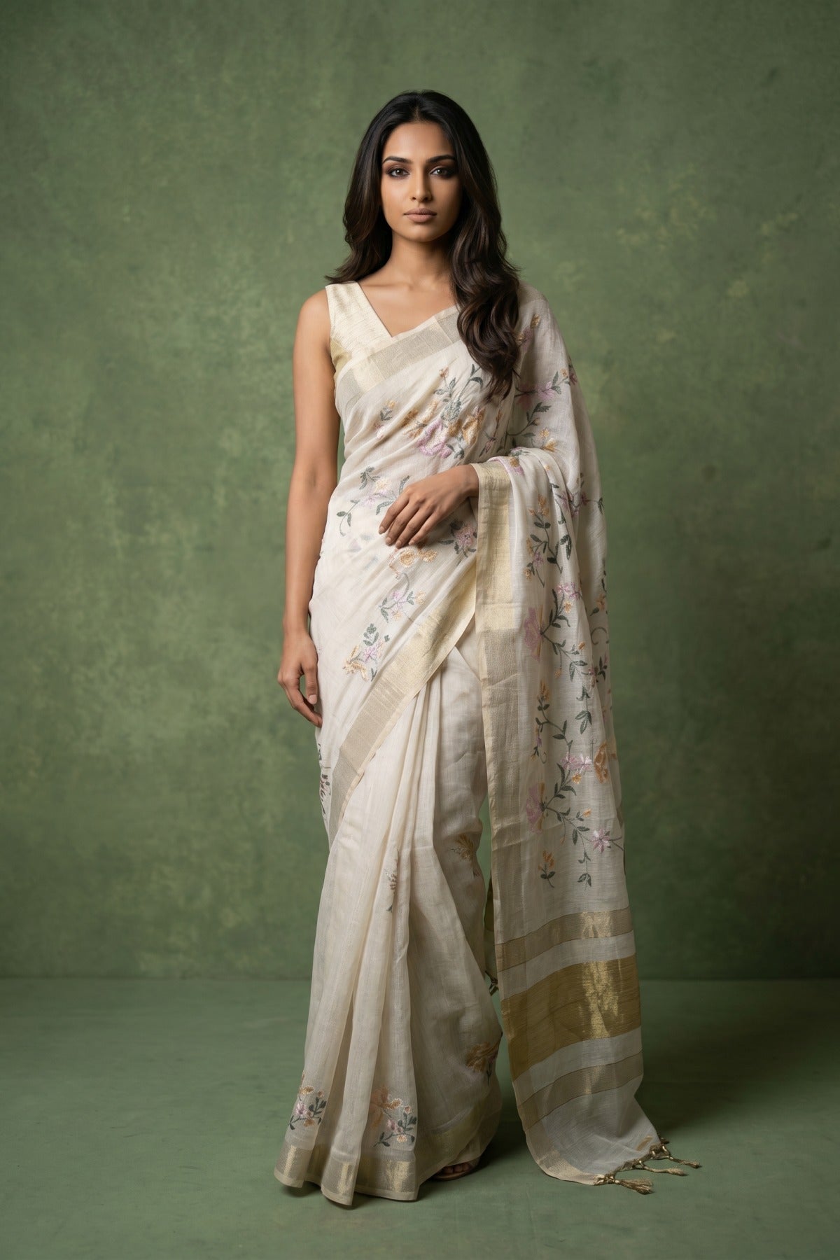 Spring Garden Chanderi