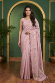 Dusty Rose Soft Tussar Elegance Saree