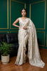 Maple Bloom Satin Tussar Saree