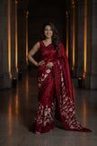 Signature Cutwork Appliqué Silk Saree
