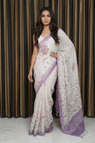 Thamara Vines Linen Cotton Saree