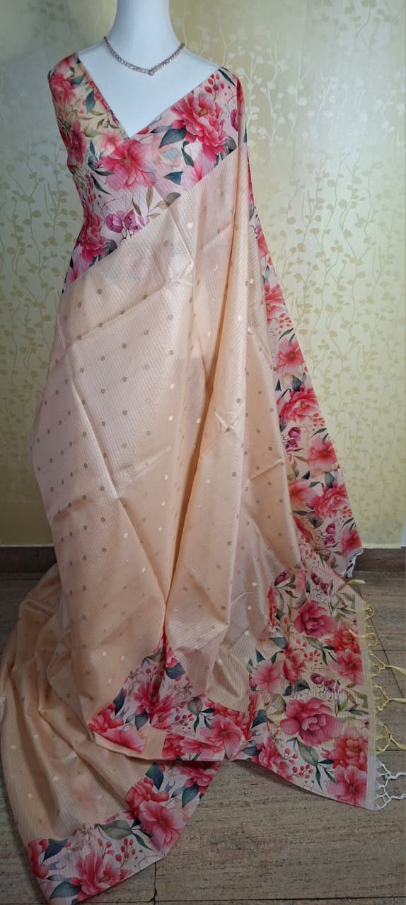 Floral Print Silky Kota