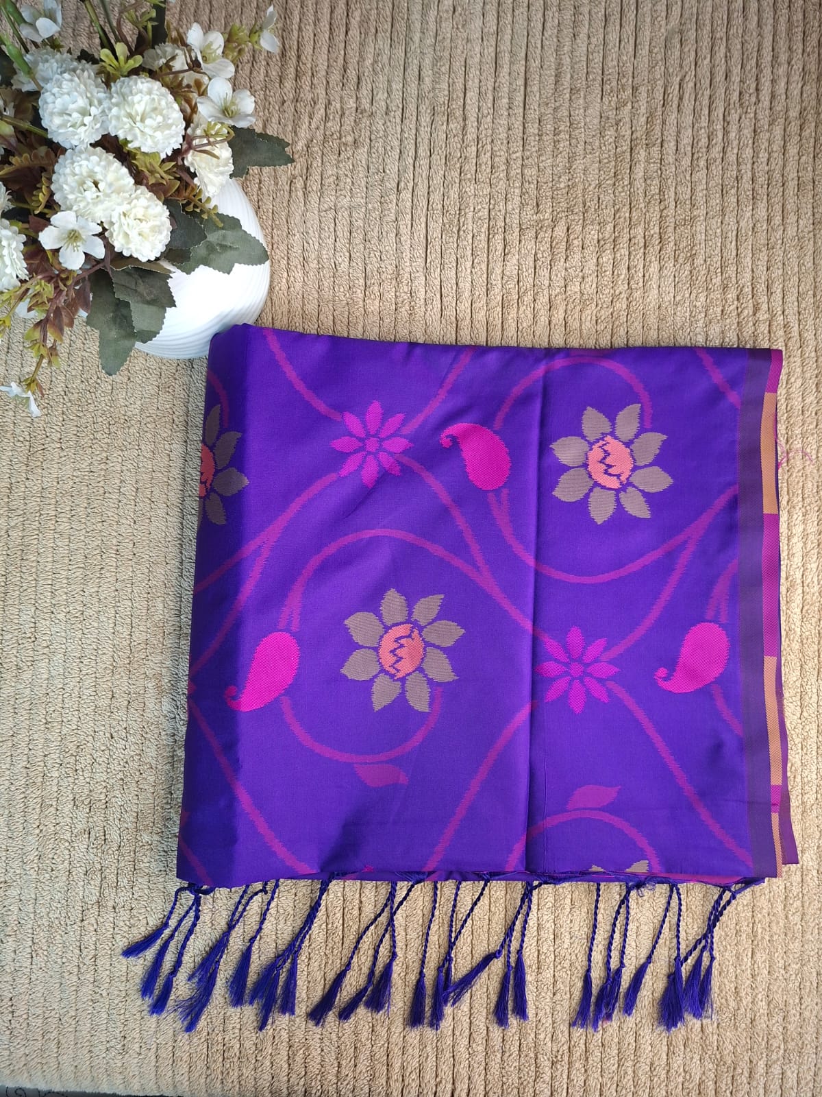 Floral Raga Soft Silk Saree