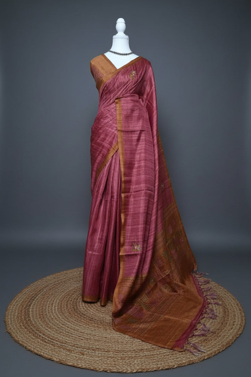 Radiant Weave Tussar Silk