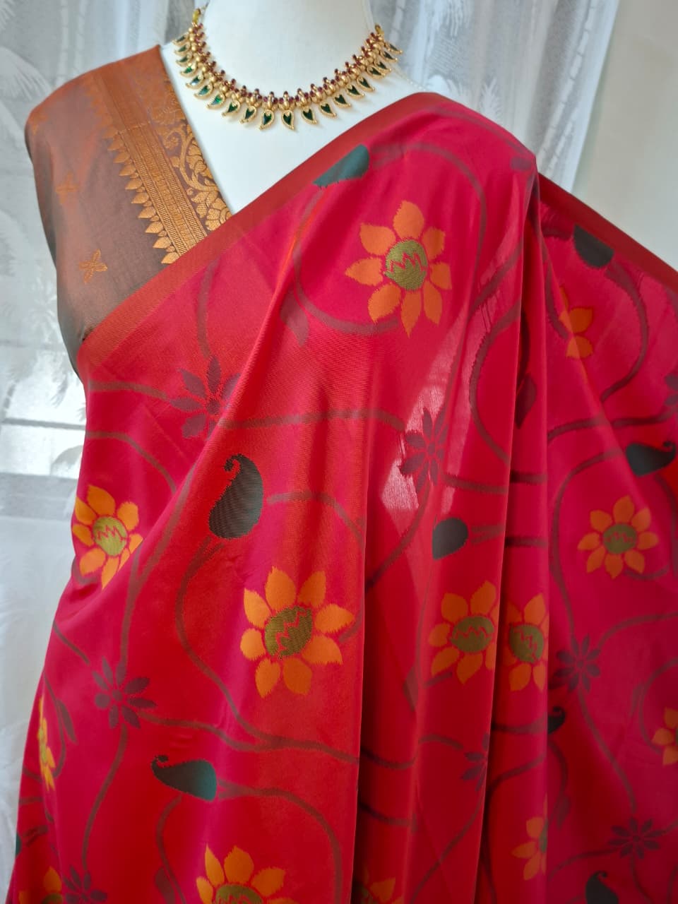 Floral Raga Soft Silk Saree