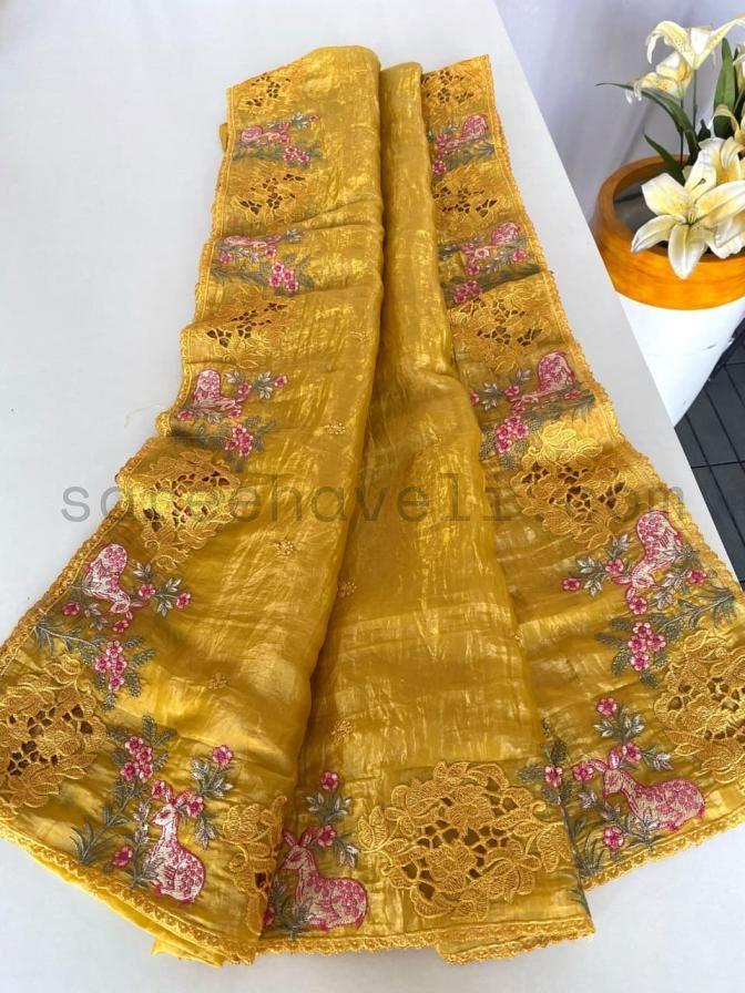 The Cutwork Edit - Saree Haveli Gold