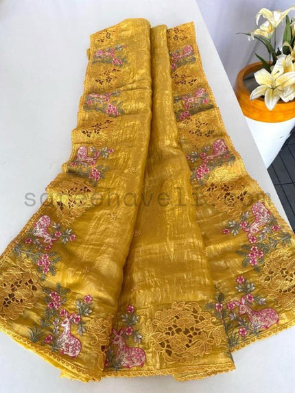The Cutwork Edit - Saree Haveli Gold